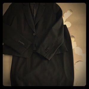 Black Ann Taylor Skirt Suit